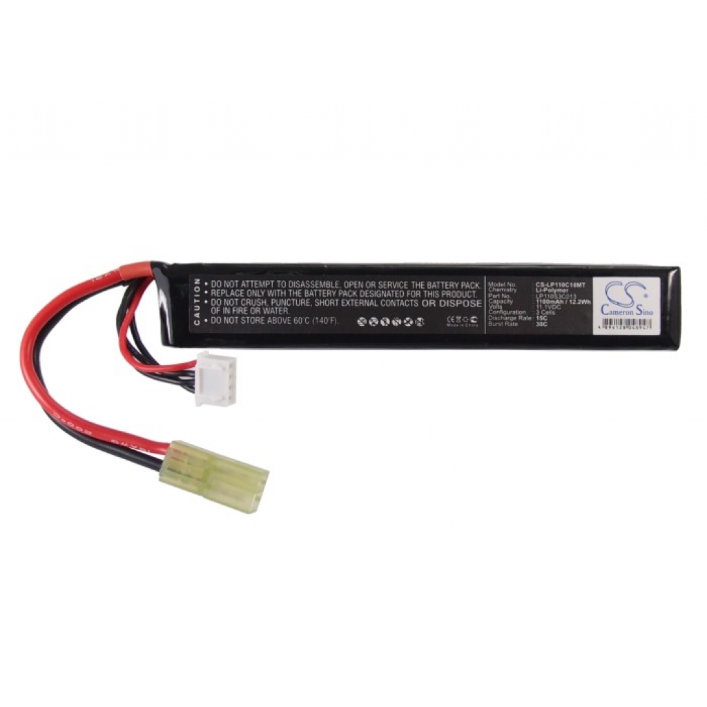Batteries for airsoft and RC Airsoft Guns CS-LP110C18MT