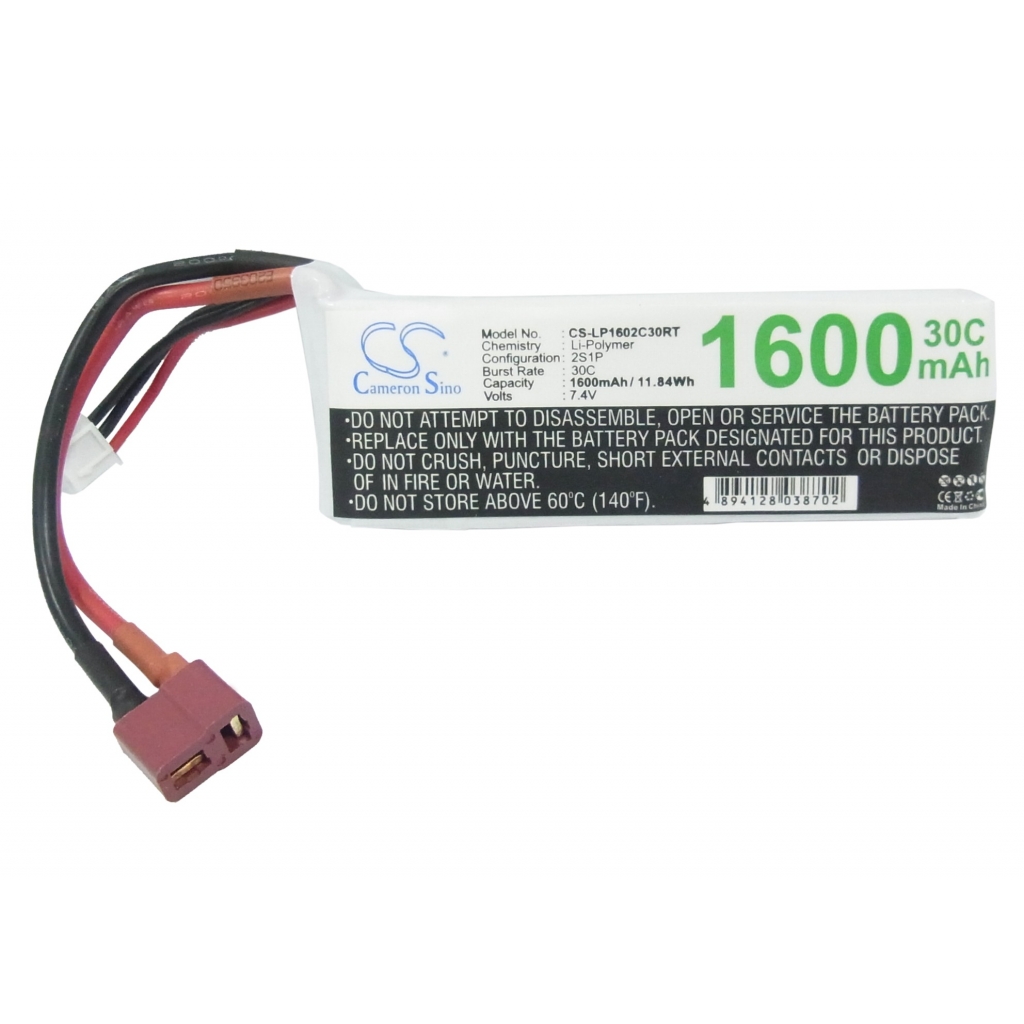 Batteries for airsoft and RC RC CS-LP1602C30RT
