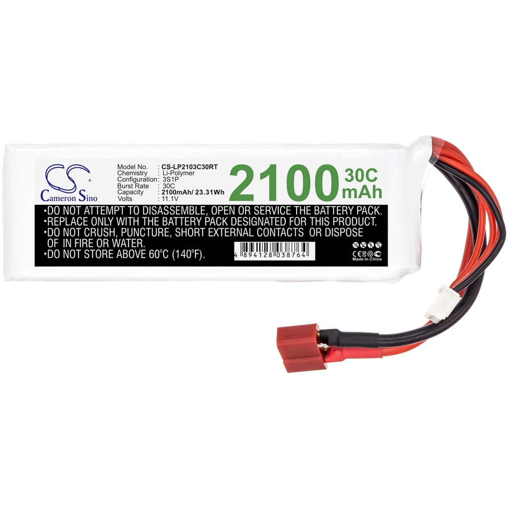 Batteries for airsoft and RC RC CS-LP2103C30RT