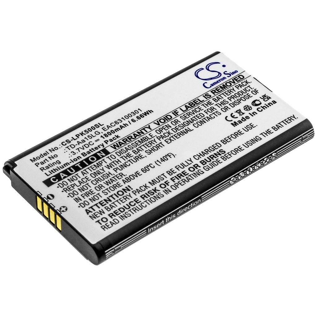Battery Replaces TD-Aa15LG