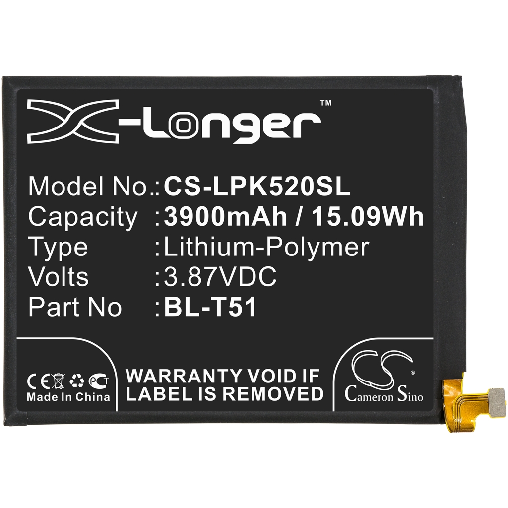 Mobile Phone Battery LG CS-LPK520SL