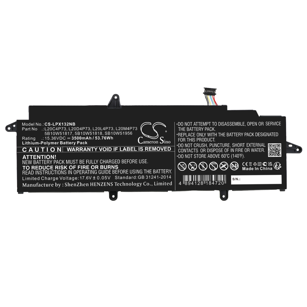 Battery Replaces 5B10W51819