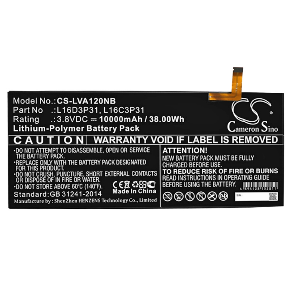 Battery Replaces L16C3P31