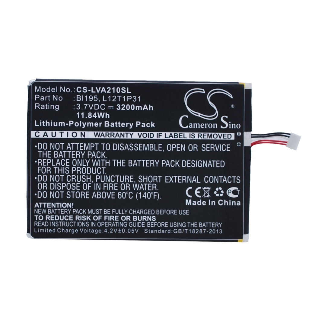 Tablet Battery Lenovo CS-LVA210SL