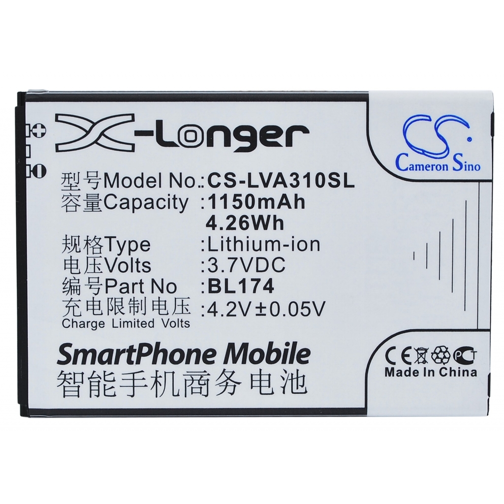 Mobile Phone Battery Lenovo CS-LVA310SL