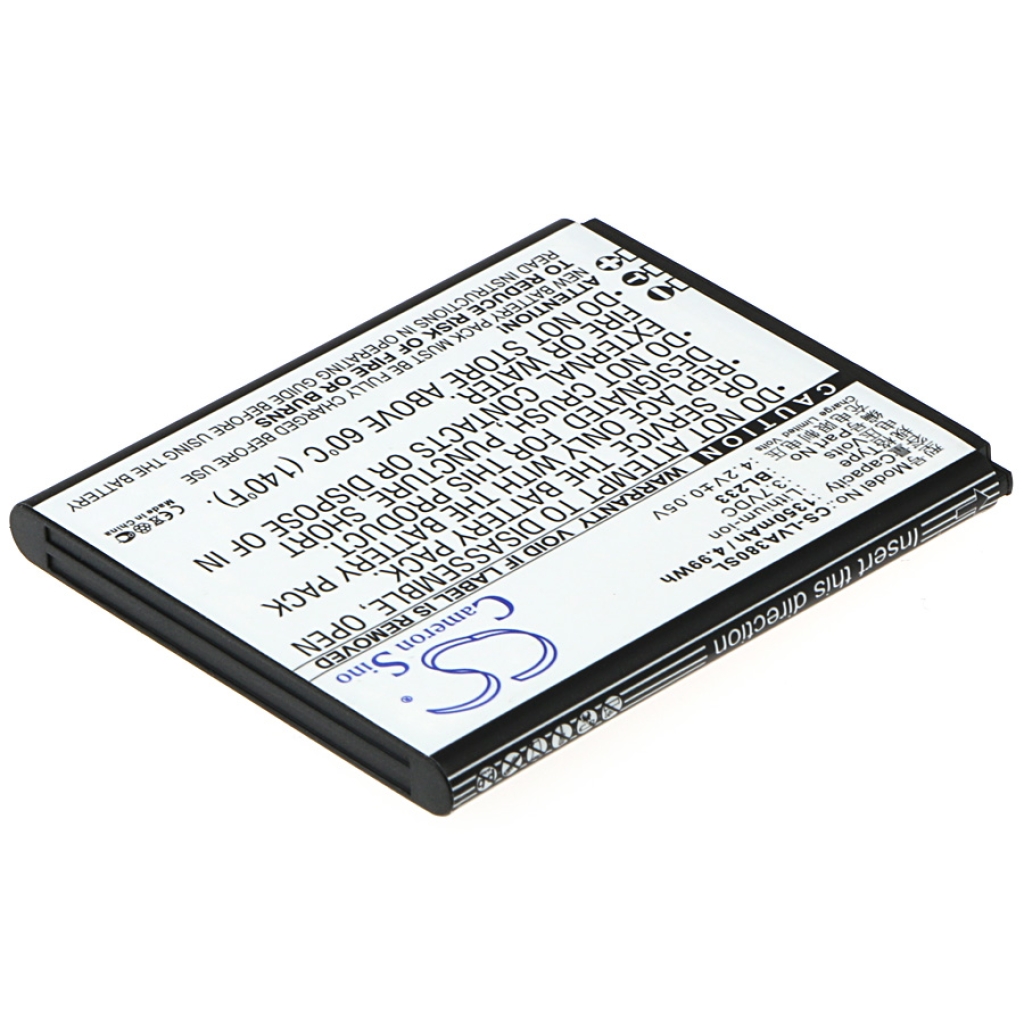 Mobile Phone Battery Lenovo A1000-A (CS-LVA380SL)