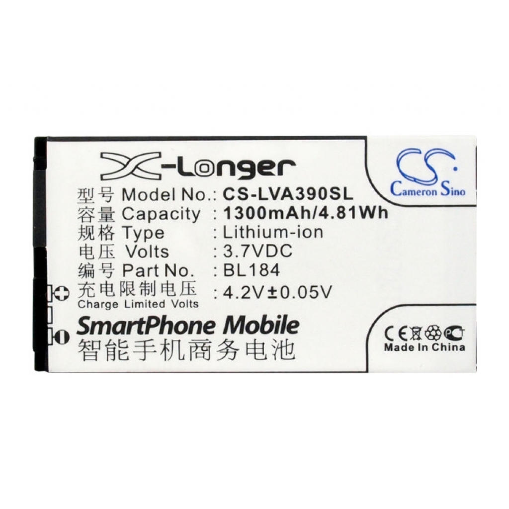 Mobile Phone Battery Lenovo CS-LVA390SL