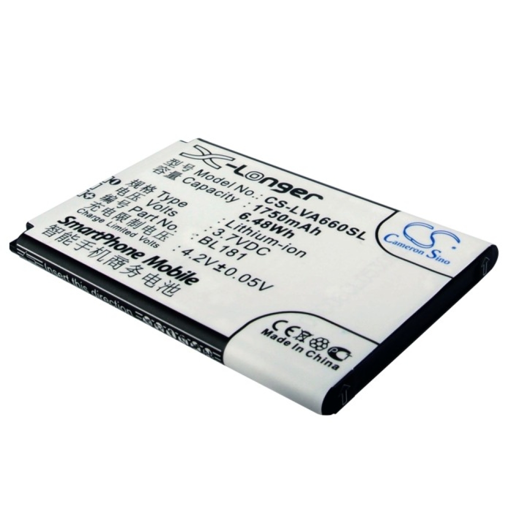 Mobile Phone Battery Lenovo CS-LVA660SL