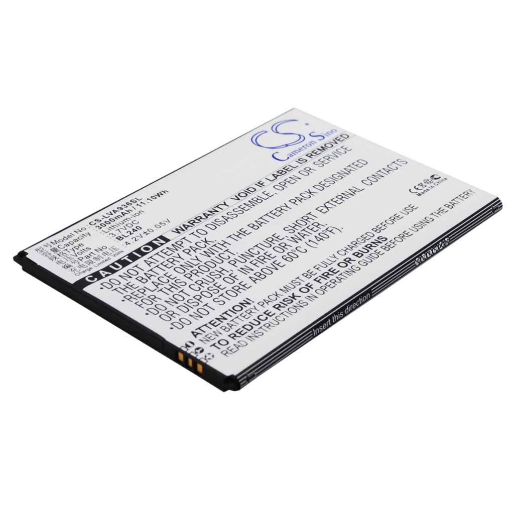 Mobile Phone Battery Lenovo CS-LVA936SL