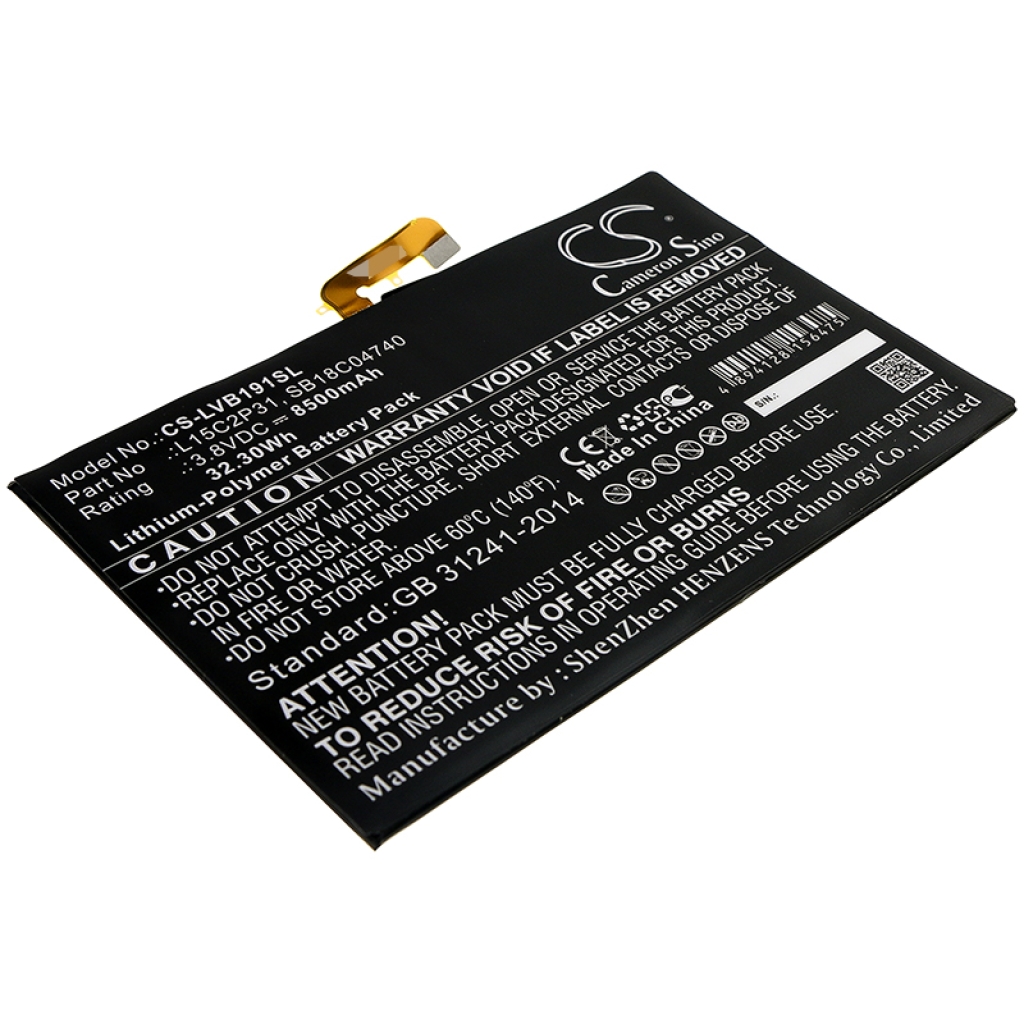 Tablet Battery Lenovo Yoga Book YB1-X90F(ZA0V0270DE) (CS-LVB191SL)