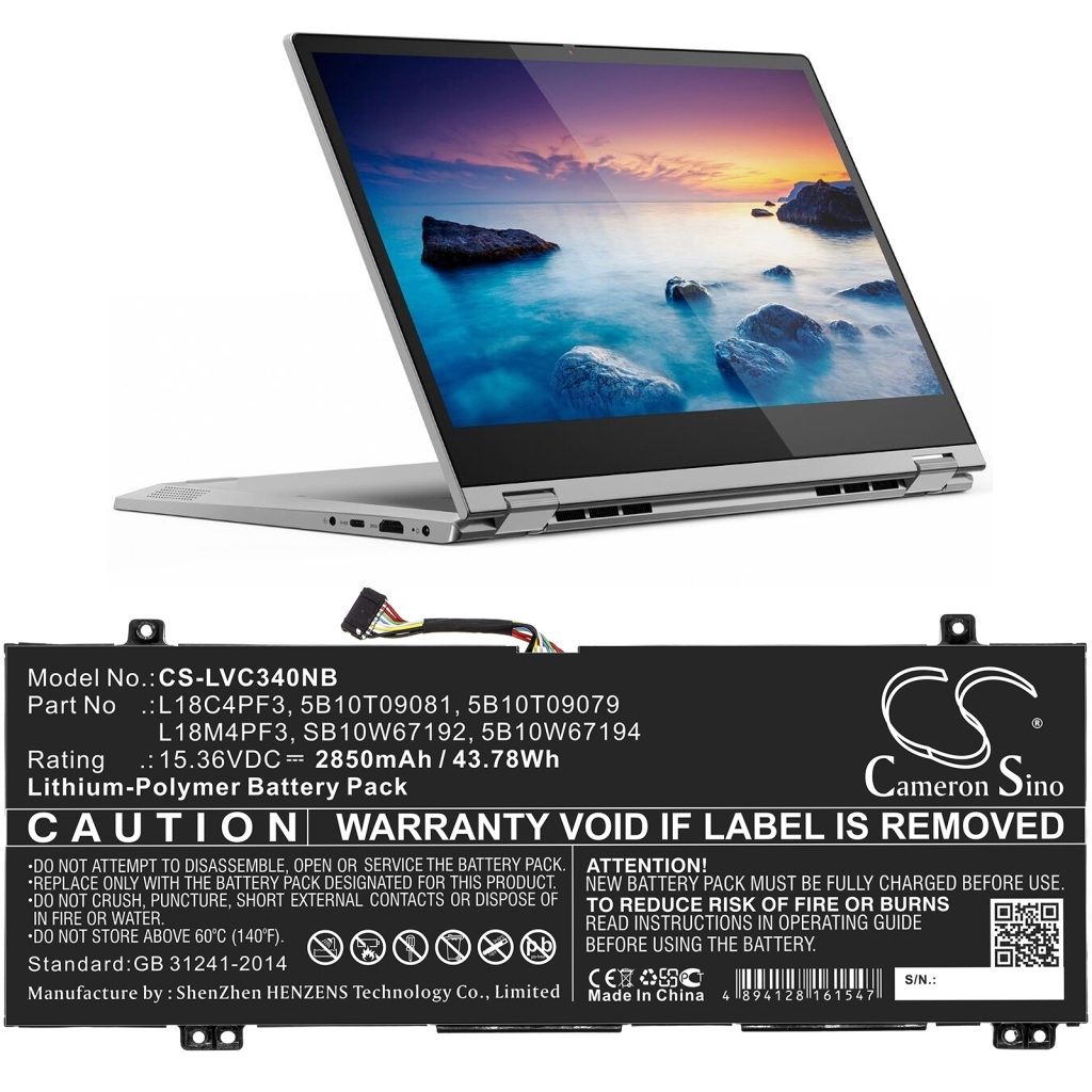 Laptop akkumulátorok Lenovo CS-LVC340NB