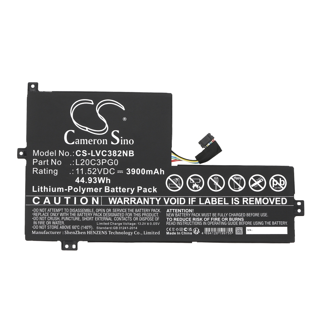 Laptop akkumulátorok Lenovo CS-LVC382NB