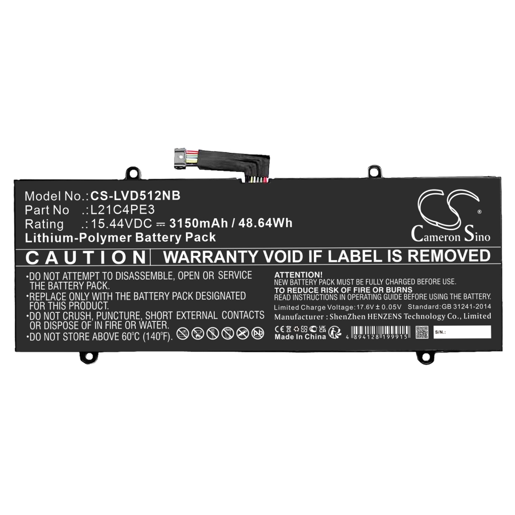 Notebook battery Lenovo CS-LVD512NB