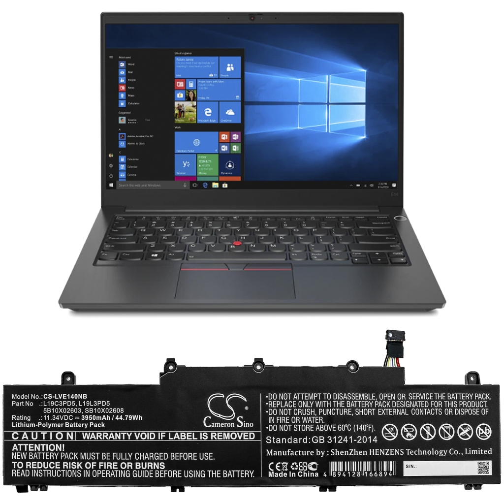 Laptop akkumulátorok Lenovo Thinkpad E15 Gen 2 (CS-LVE140NB)