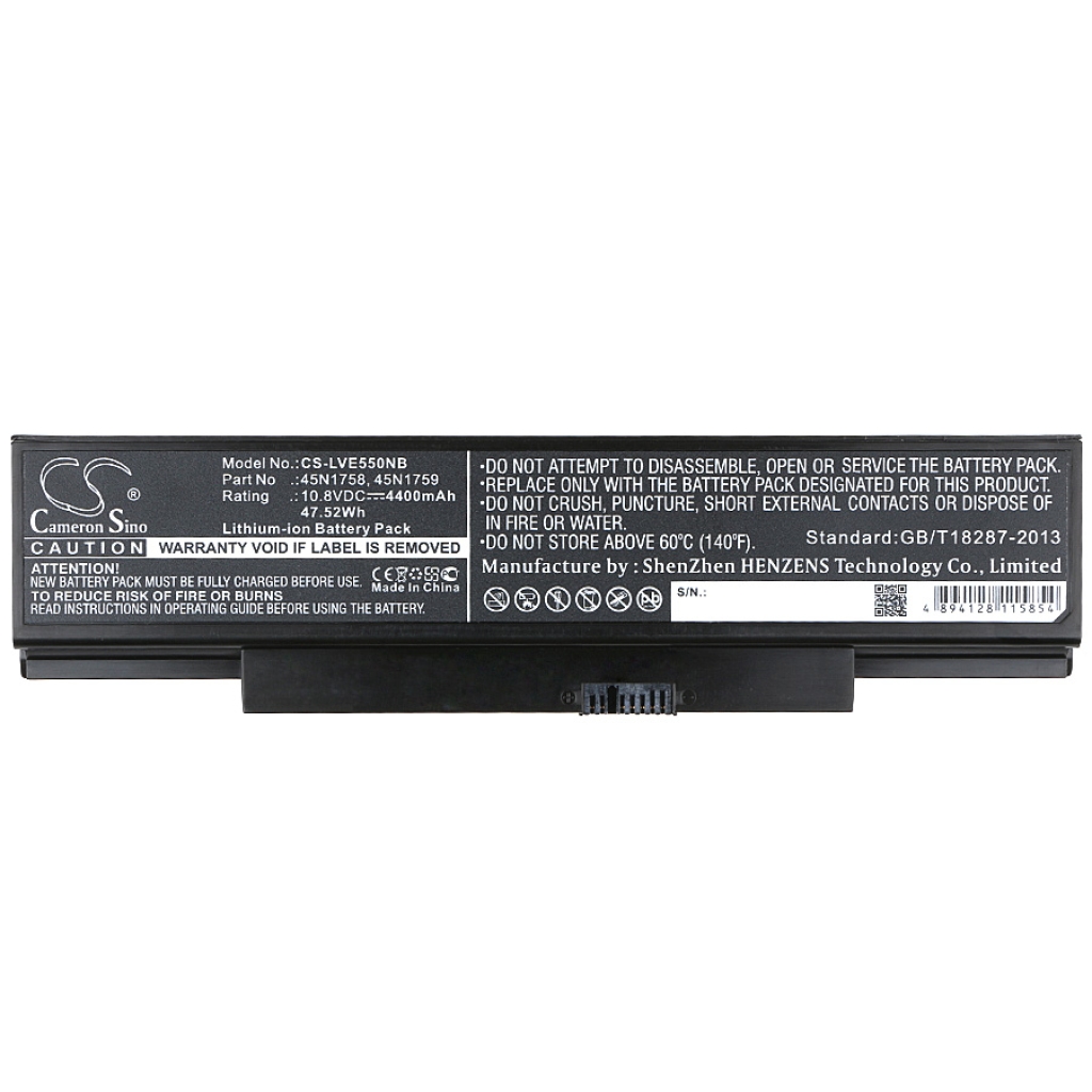 Notebook battery Lenovo CS-LVE550NB