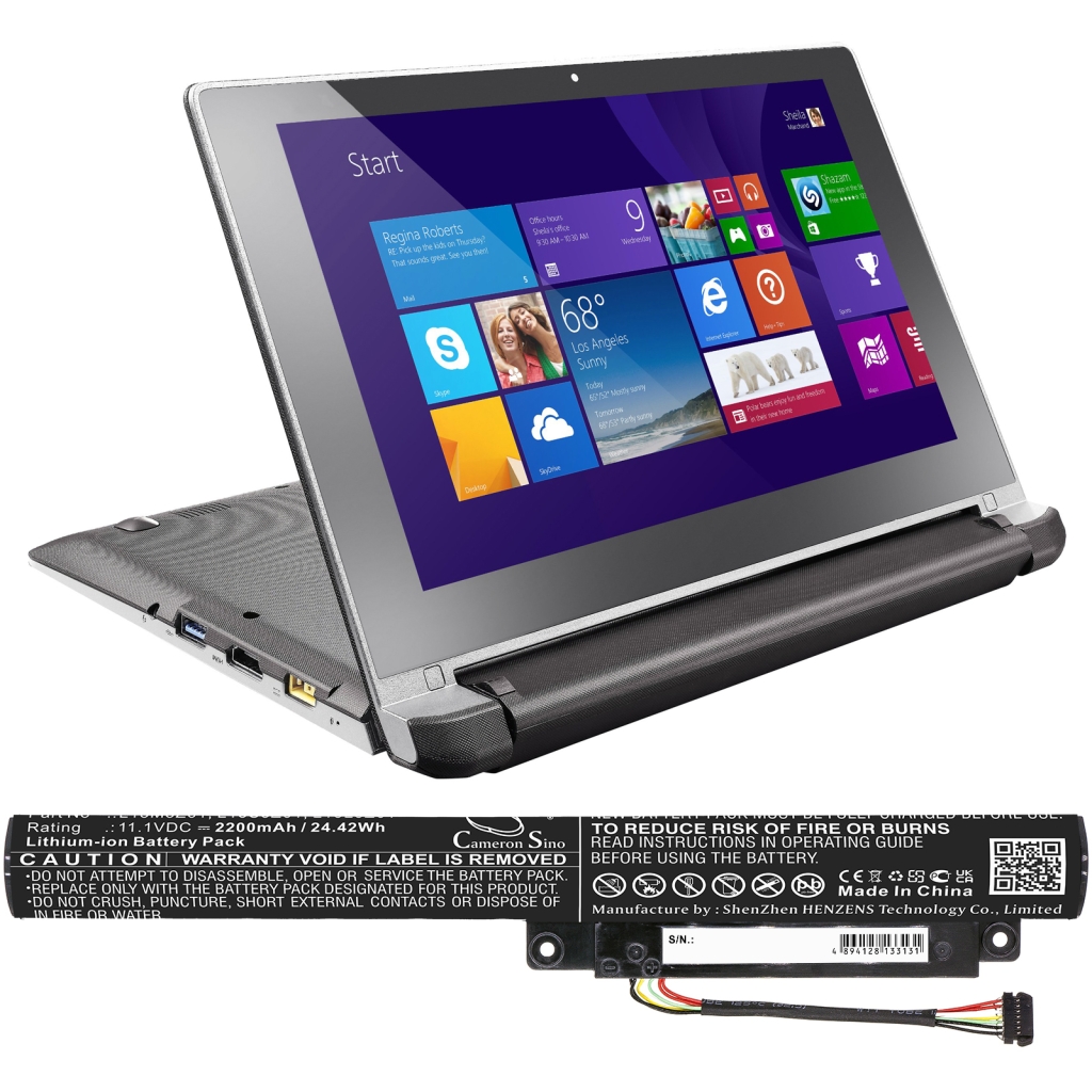 Laptop akkumulátorok Lenovo IdeaPad Flex 10 (CS-LVF159NB)
