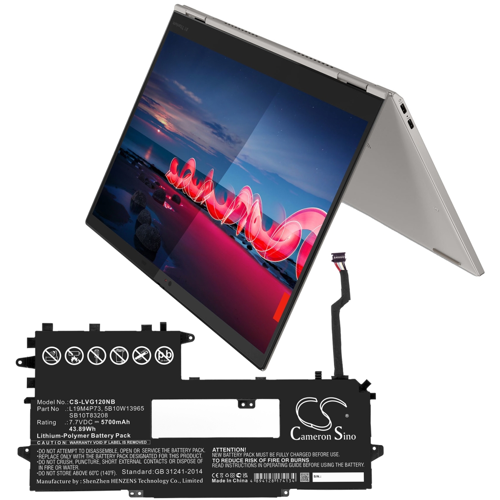 Laptop akkumulátorok Lenovo ThinkPad X1 Titanium Yoga G1-20QA0030GE (CS-LVG120NB)