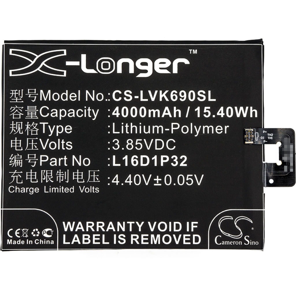 Mobile Phone Battery Lenovo CS-LVK690SL