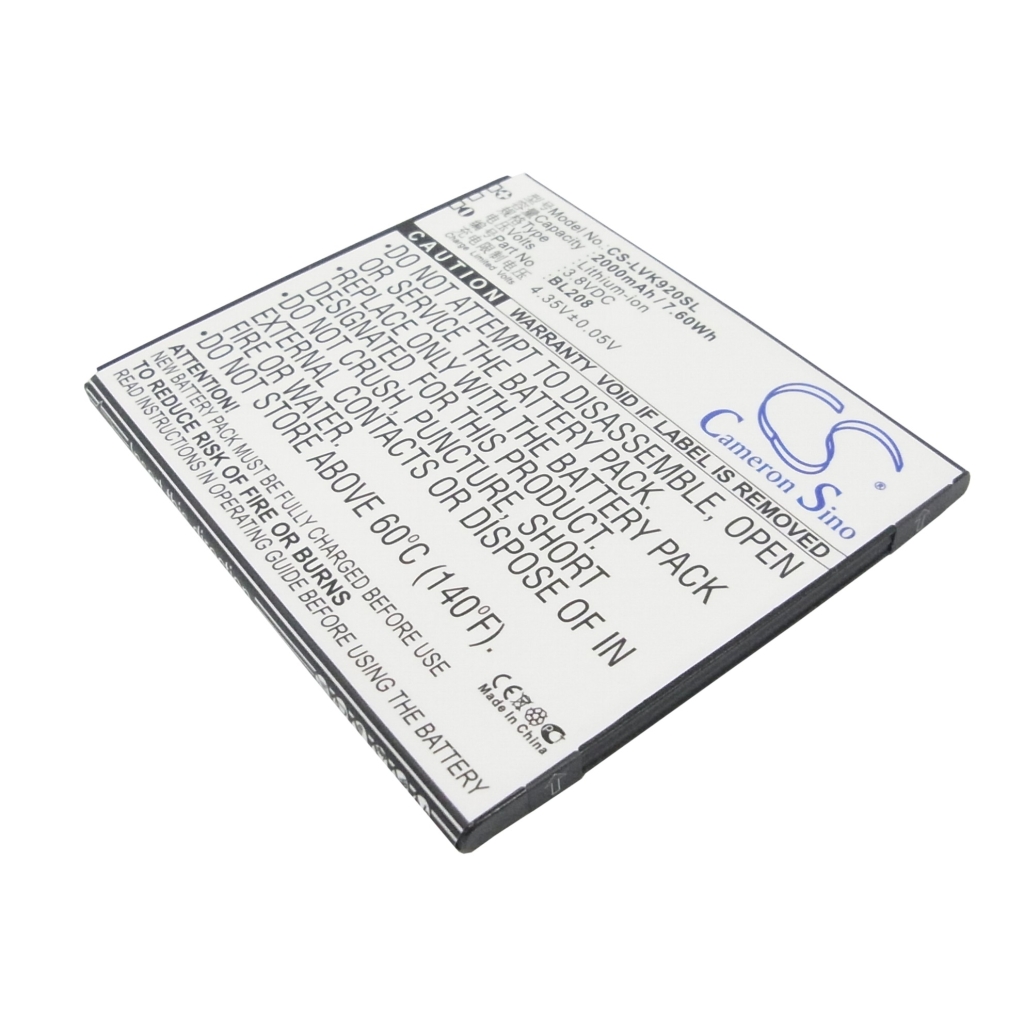 Mobile Phone Battery Lenovo CS-LVK920SL