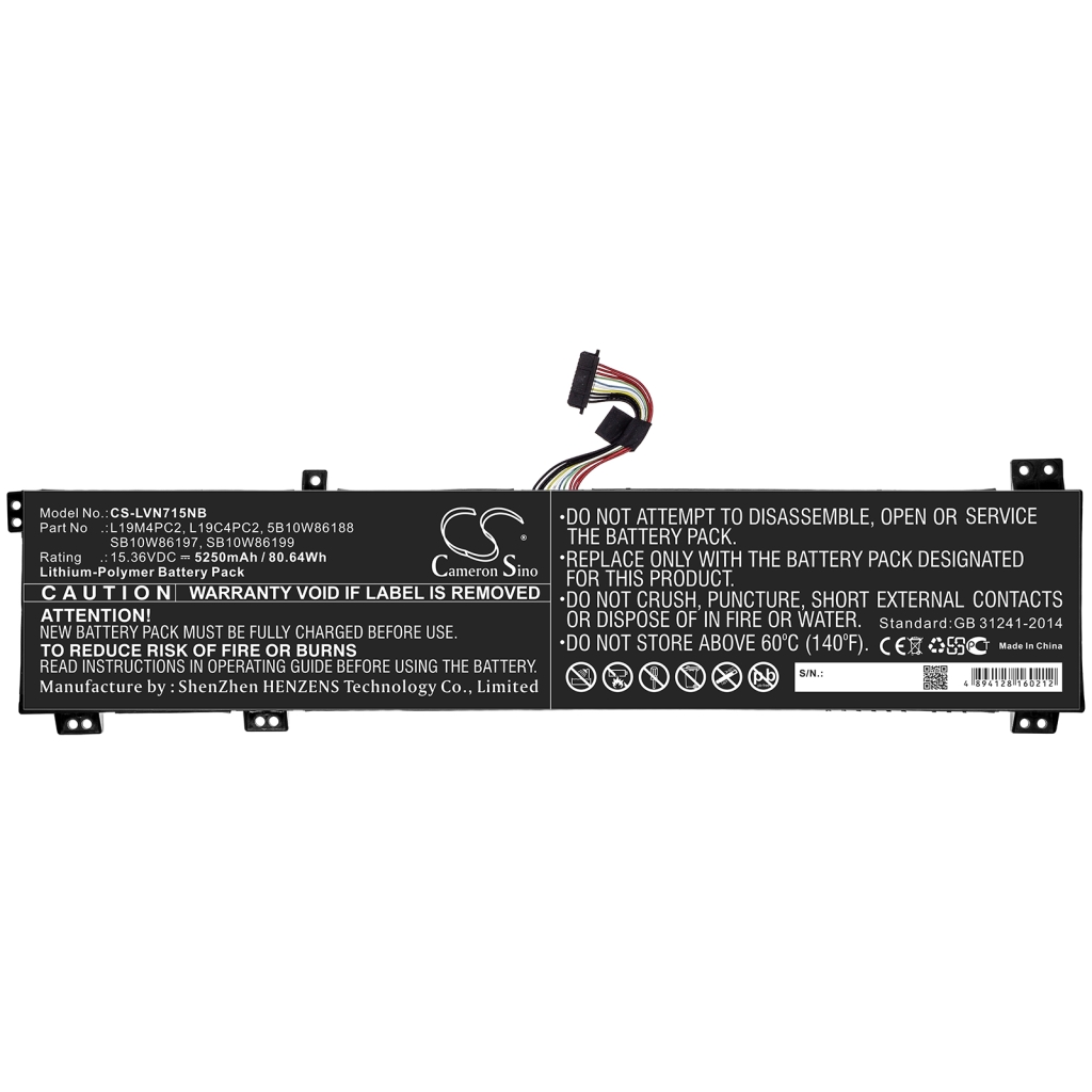 Battery Replaces L19C4PC1