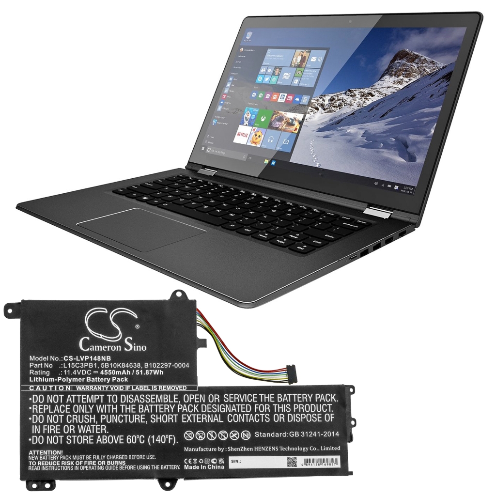 Laptop akkumulátorok Lenovo Flex 4-1570 (CS-LVP148NB)