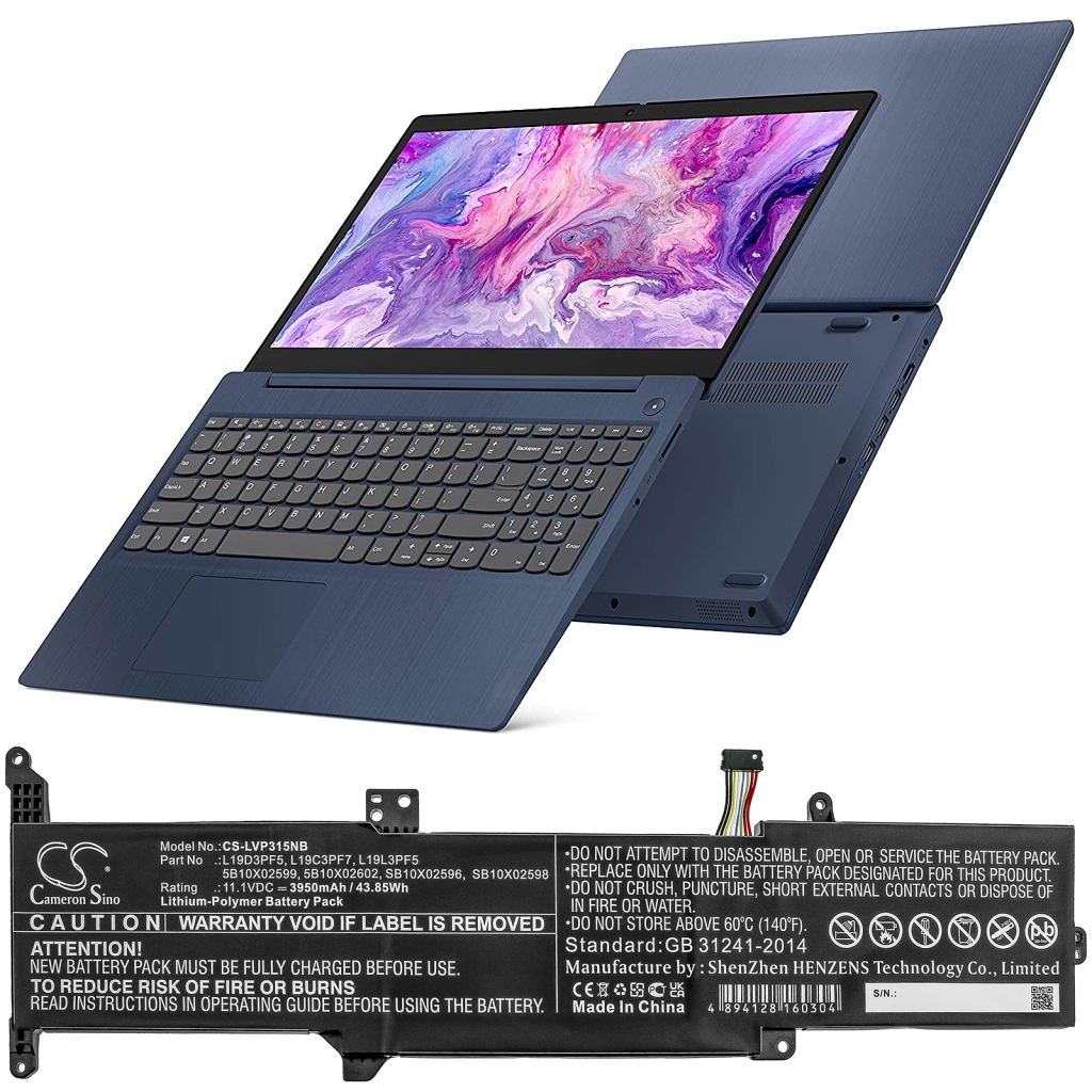Laptop akkumulátorok Lenovo ideapad 3-14IIL05 81WD00FTAU (CS-LVP315NB)