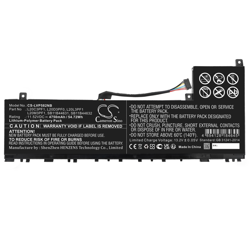 Notebook battery Lenovo IdeaPad 5 Pro 14ITL6-82L3000NHH (CS-LVP582NB)