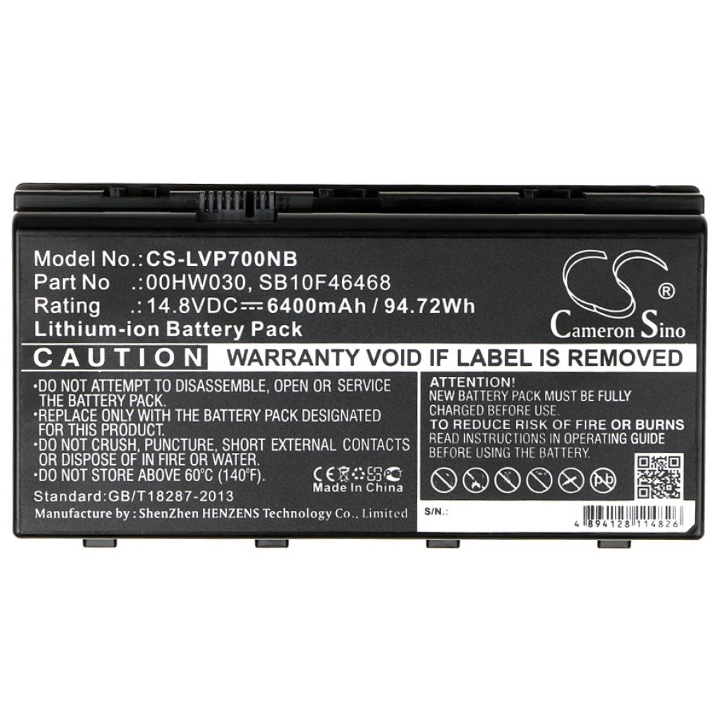 Notebook battery Lenovo CS-LVP700NB