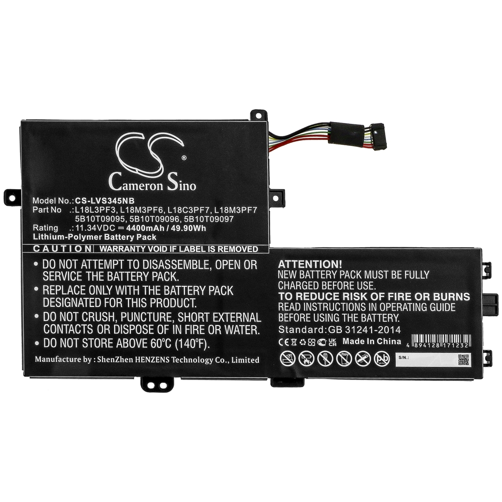 Notebook battery Lenovo CS-LVS345NB