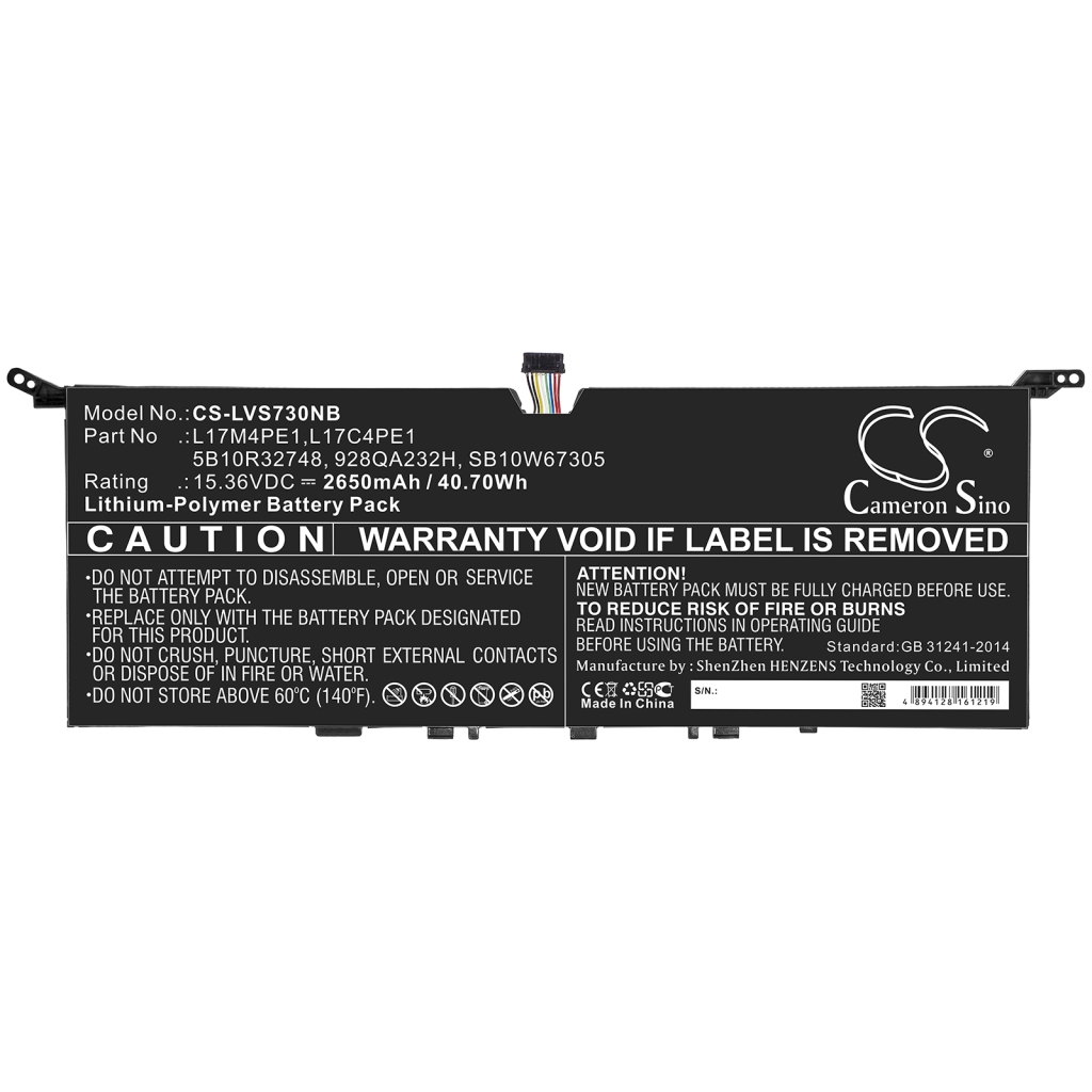 Notebook battery Lenovo CS-LVS730NB