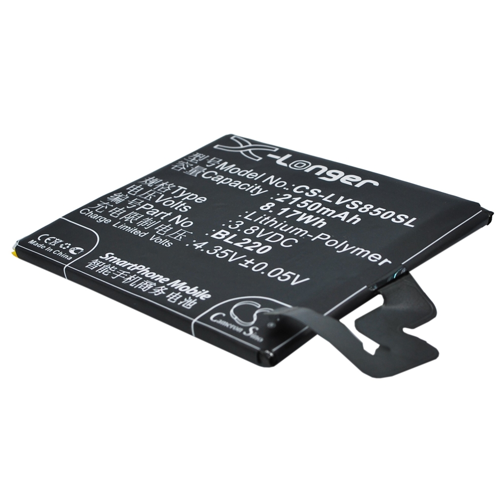 Mobile Phone Battery Lenovo S850 (CS-LVS850SL)