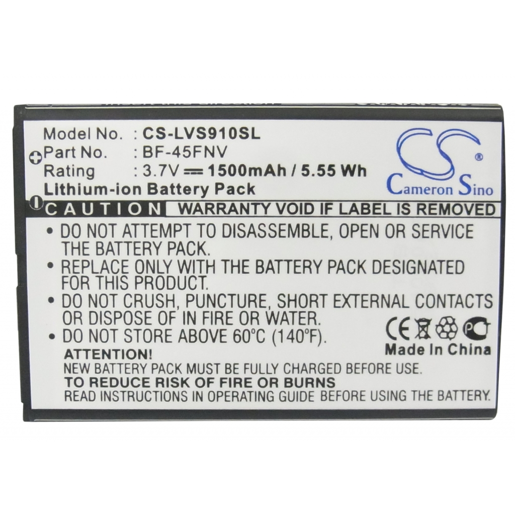 Mobile Phone Battery MetroPCS CS-LVS910SL