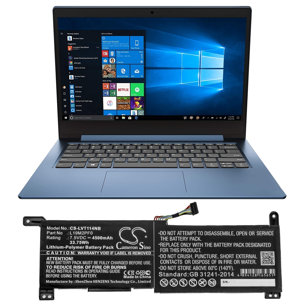 Laptop akkumulátorok Lenovo IdeaPad 1-14ADA05 82GW004KAU (CS-LVT114NB)