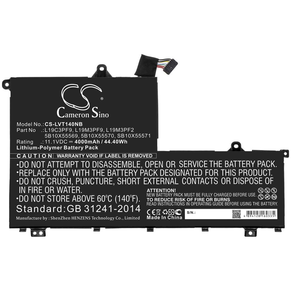 Laptop akkumulátorok Lenovo CS-LVT140NB
