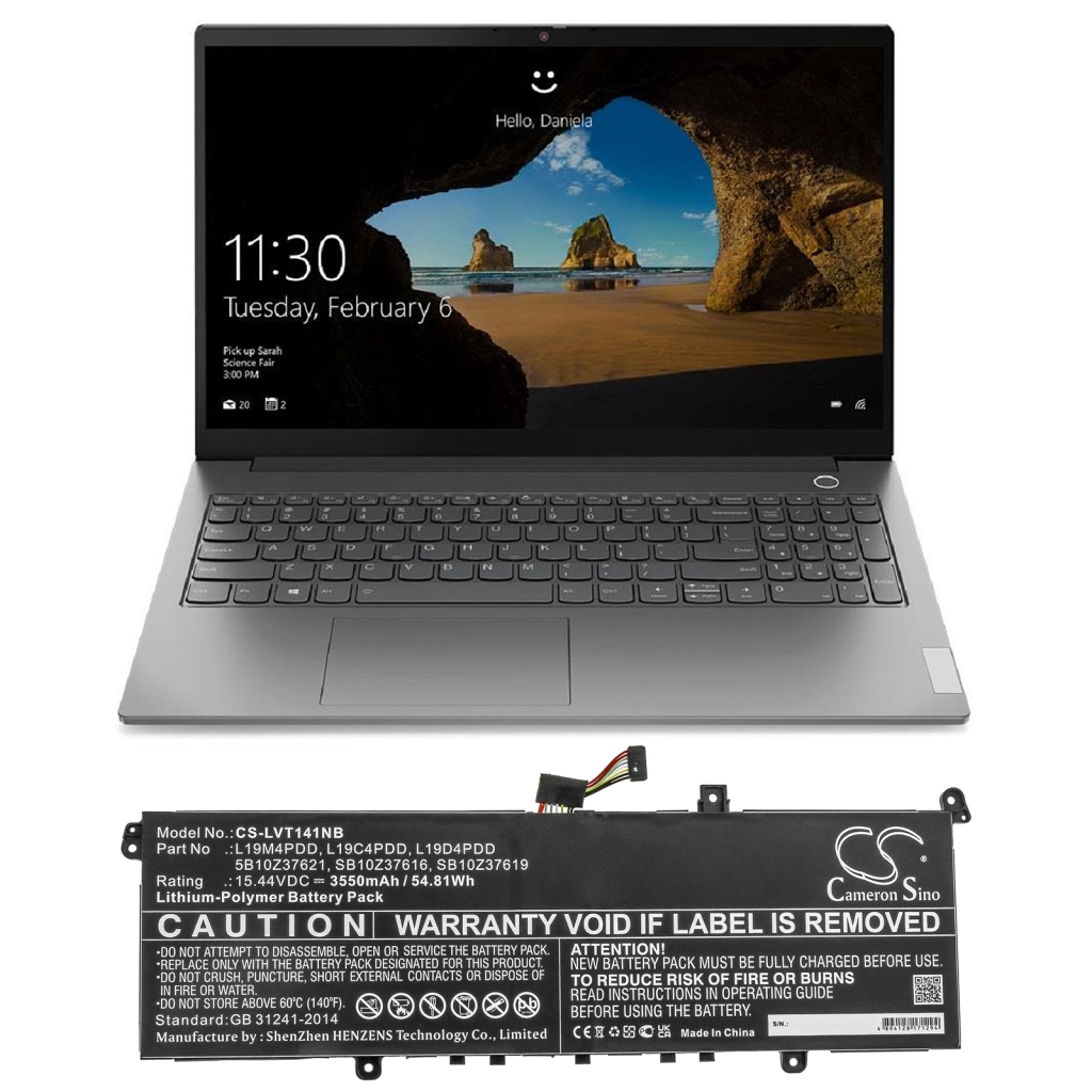 Laptop akkumulátorok Lenovo ThinkBook 13s G2-20V9000MAU (CS-LVT141NB)