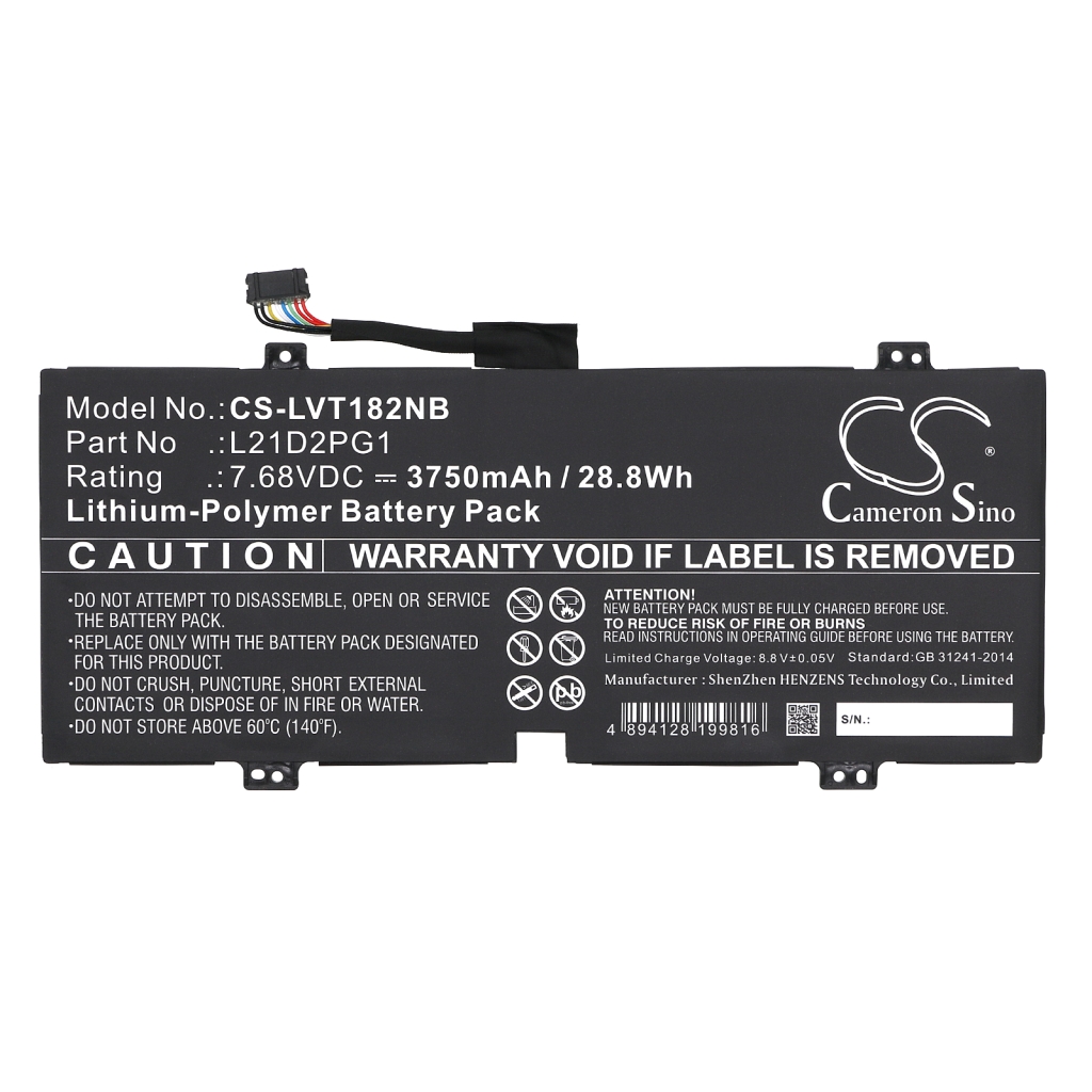 Notebook battery Lenovo CS-LVT182NB