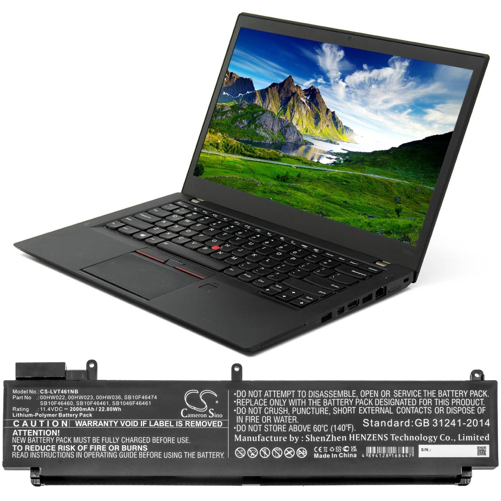 Laptop akkumulátorok Lenovo CS-LVT461NB