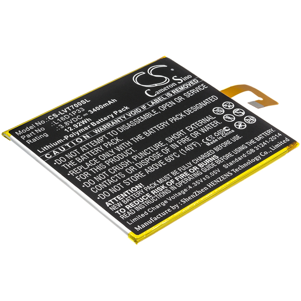 Tablet Battery Lenovo TB-7504F (CS-LVT700SL)