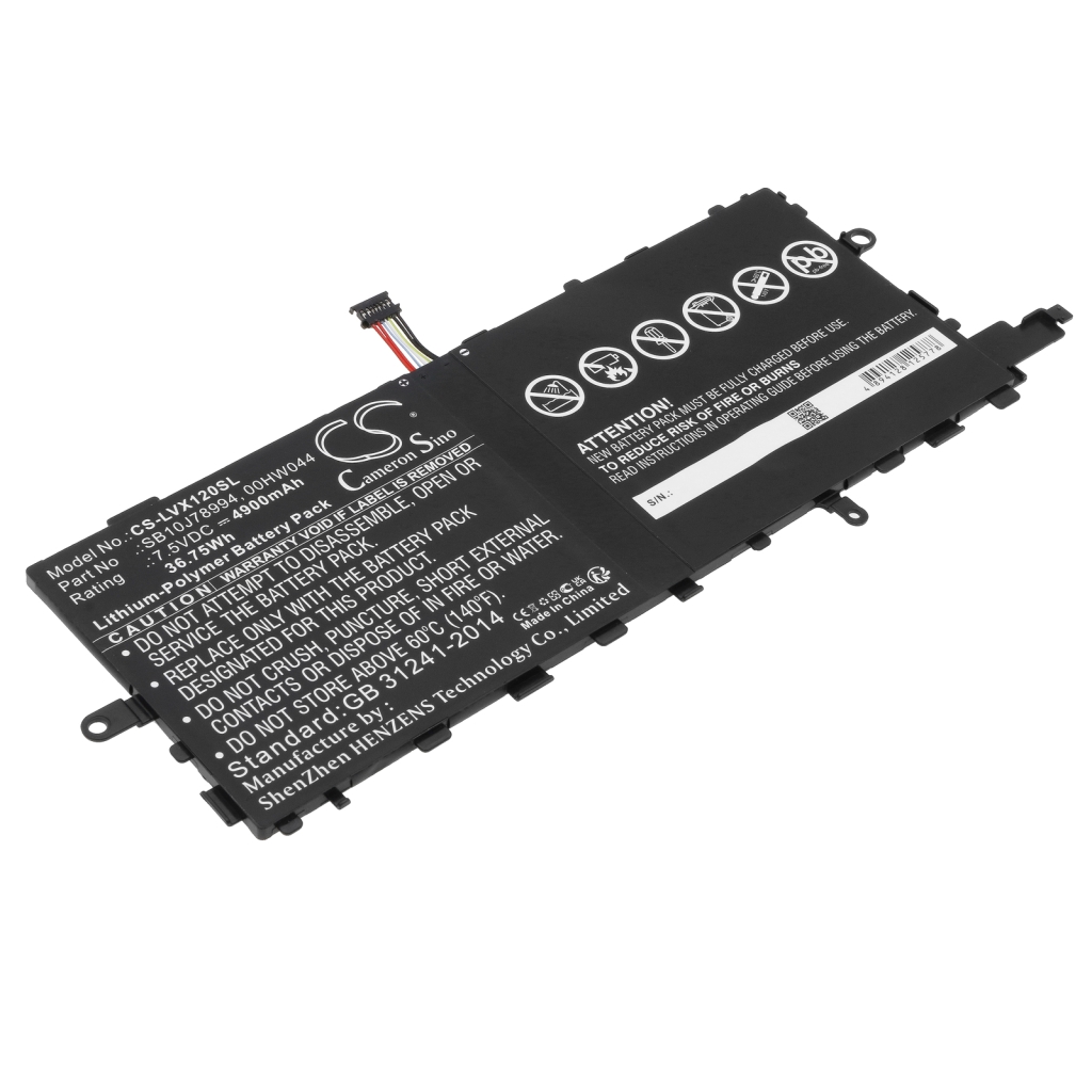 Tablet Battery Lenovo ThinkPad X1 Tablet (CS-LVX120SL)