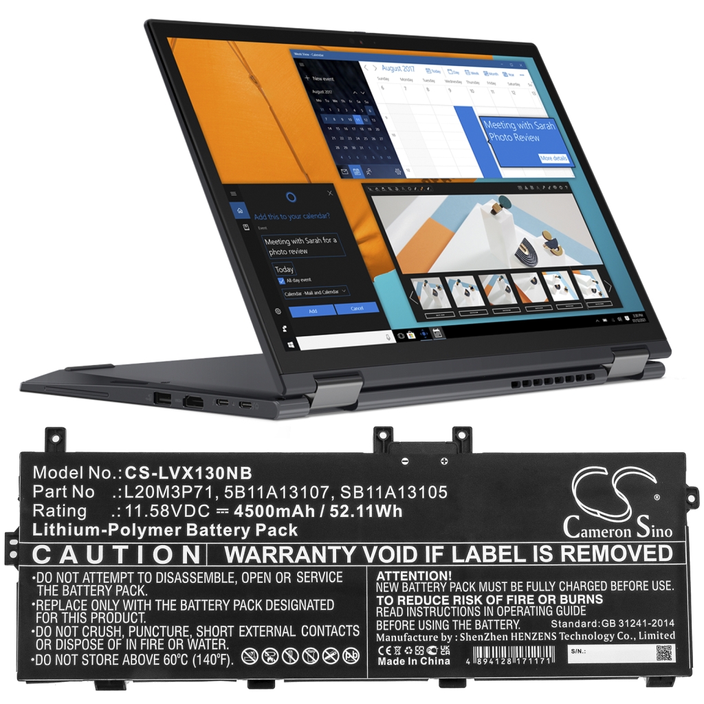 Notebook battery Lenovo CS-LVX130NB