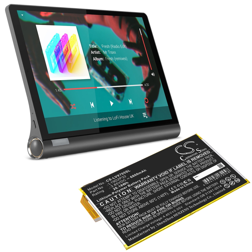 Tablet Battery Lenovo Yoga Smart Tab (CS-LVX705SL)