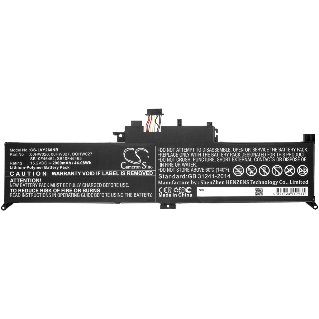 Battery Replaces 00HW027