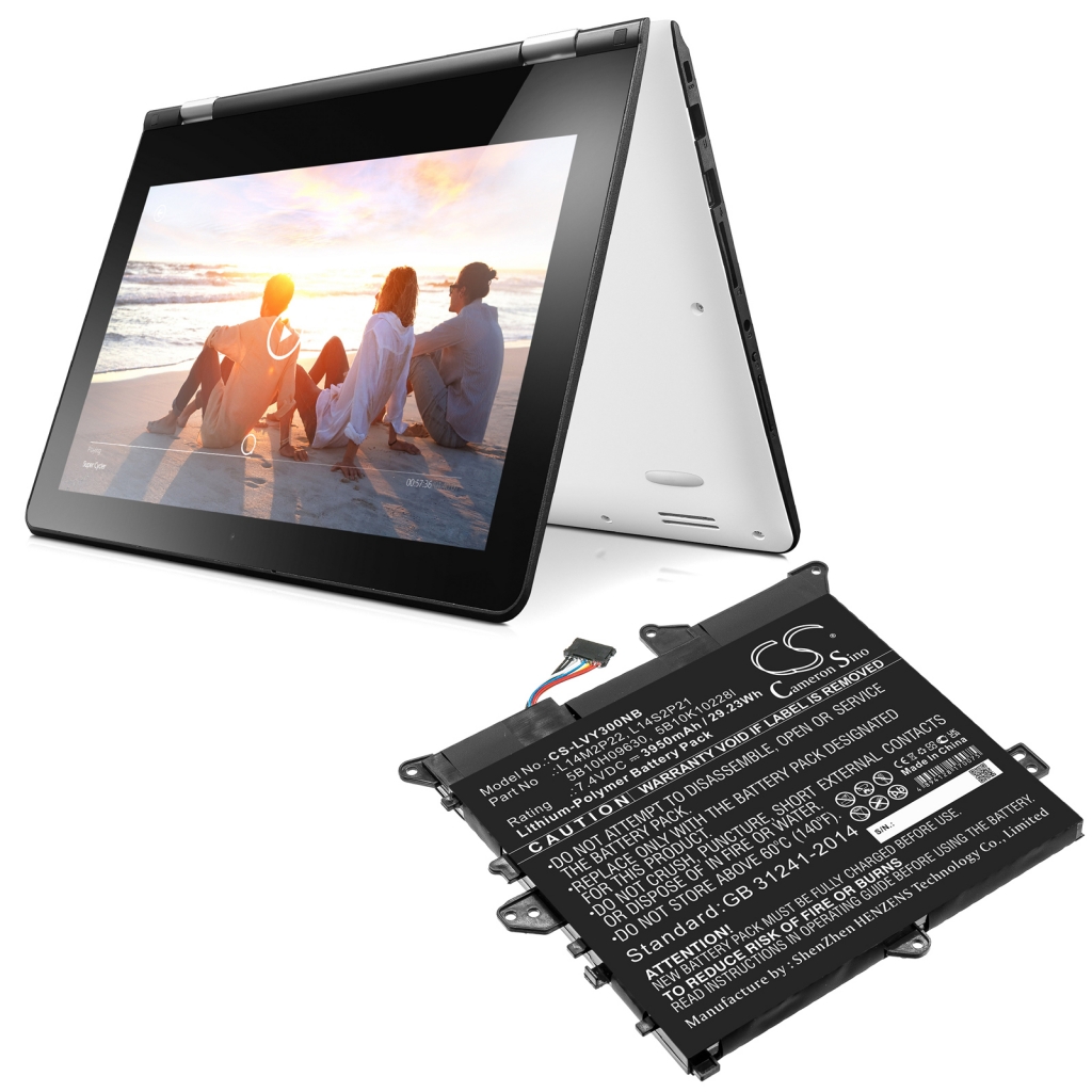 Laptop akkumulátorok Lenovo Yoga 300-11IBR (CS-LVY300NB)