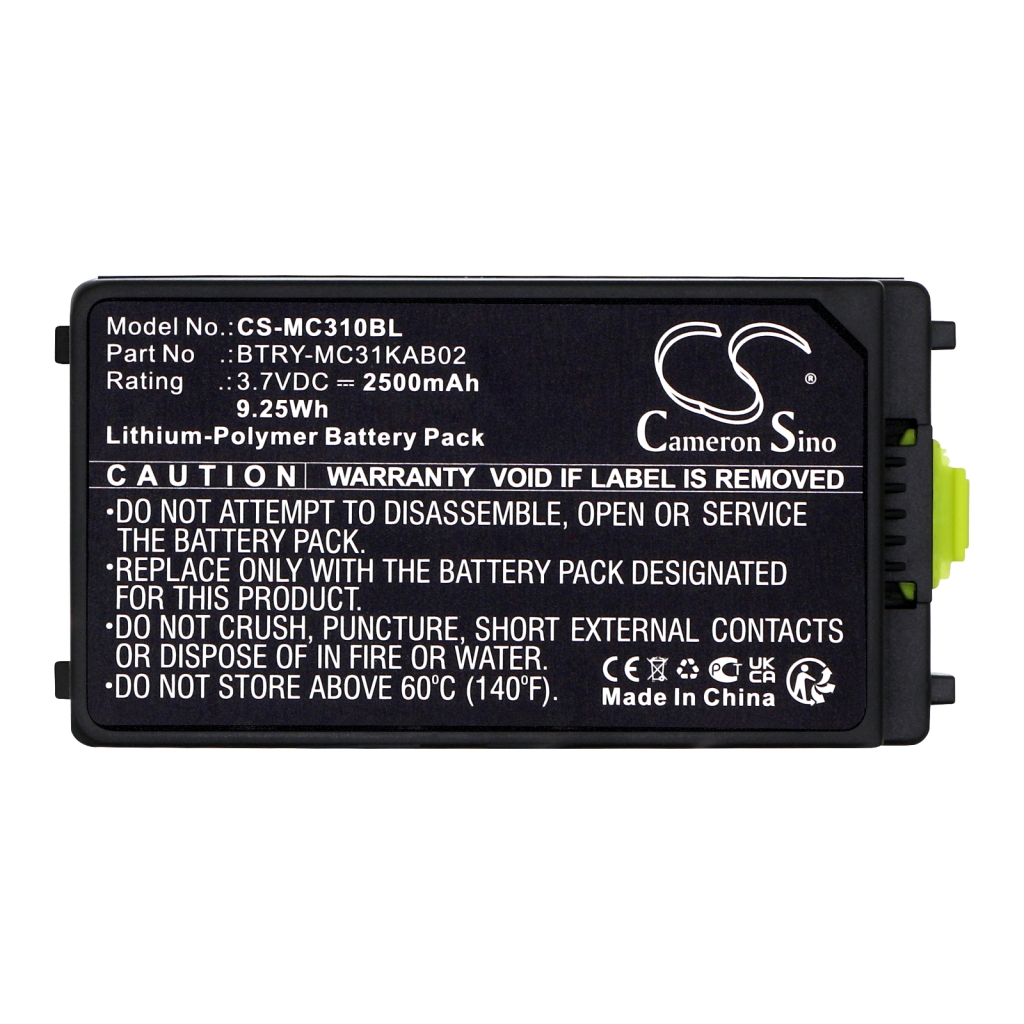 BarCode, Scanner Battery Symbol MC3100