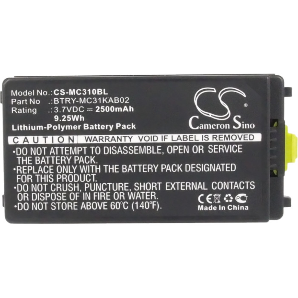 BarCode, Scanner Battery Zebra MC3190-GL4H04E0A (CS-MC310BL)