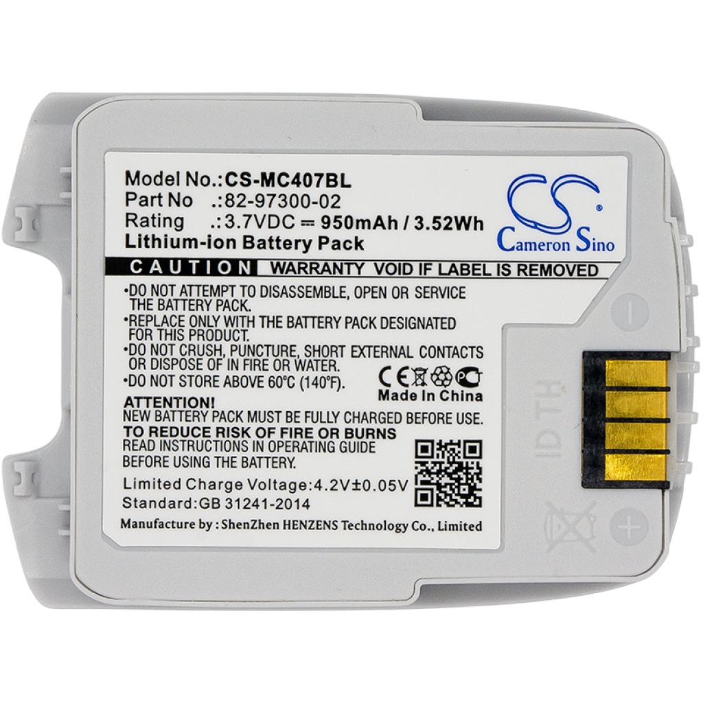 BarCode, Scanner Battery Motorola CS-MC407BL