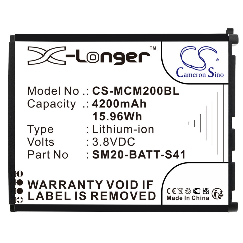BarCode, Scanner Battery M3 Mobile CS-MCM200BL