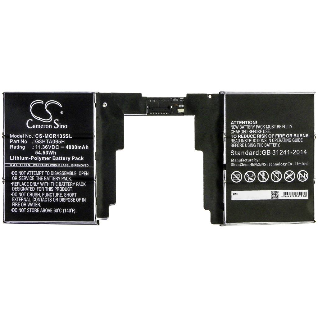 Tablet Battery Microsoft CS-MCR135SL