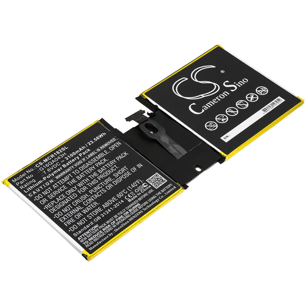 Tablet Battery Microsoft 1824 (CS-MCR182SL)