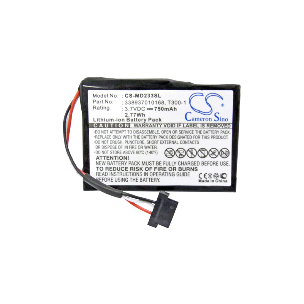 GPS, Navigator Battery Medion Gopal E5455 (CS-MD233SL)